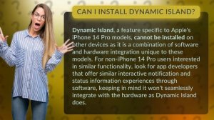 Can I install Dynamic Island?