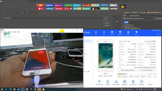 iphone 8 By Pass ICloud Hello Screen Ios 15.x.x New Solution Done!