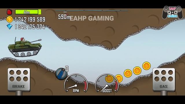 Tank in Cave - Hill Climb Racing Android & ios - HILL CLIMB RACING #14