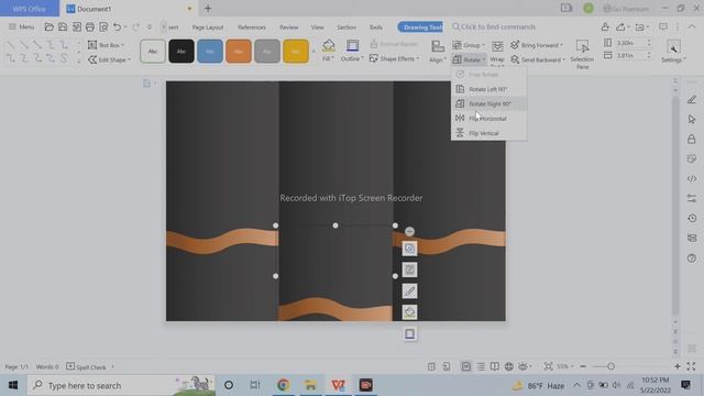 How to create 3 fold brochure in ms word || WPS Word || wps office || Ms word ||#brochure_2 #leafle