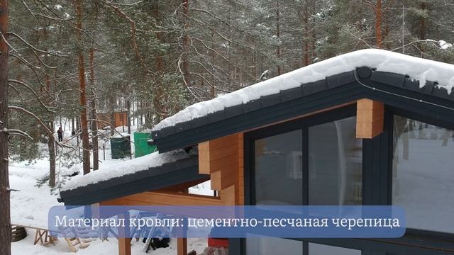 🔸 ОДНОЭТАЖНЫЙ ДОМ ИЗ КЛЕЕНОГО БРУСА 96 кв. м. Проект АРО — Строительная компания Трилогия