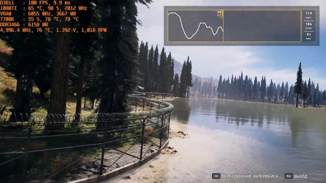Far Cry 5 1440p  ultra Benchmark  7700k  GTX 1080 TI