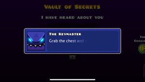 The challenge and open door in vault of secrets (geometry dash #9)