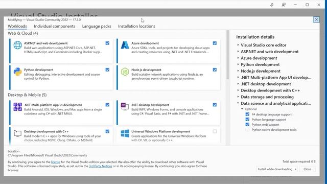 Download and install MS Visual Studio 2022 | install microsoft visual studio 2022 community edition