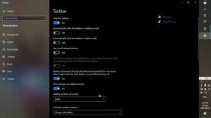 Change taskbar location in Windows 10