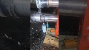 Выезд,Тополево.Восстановление резьбы конца оси,без демонтажа оси.