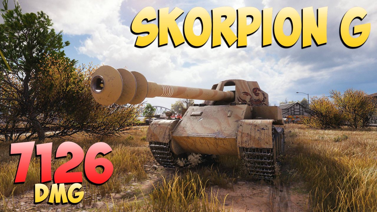 Skorpion G - 8 Фрагов 7.1K Урона - Всегда актуальный! - Мир Танков