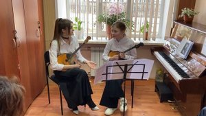 Открытый урок по классу домра