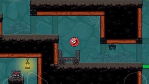 Red Ball 4 - Chapter 5 Into The Caves - Level 64 Walkthrough Gameplay