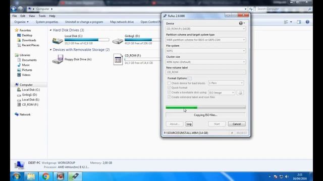 Cara Burning windows 7 ke flashdisk dengan rufus смотреть онлайн