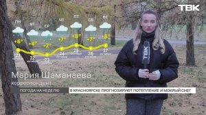 «Плюс», дожди и мокрый снег: погода на неделю в Красноярске