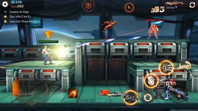 Contra: Return-Stage 3 HIGH GRAPHIC English Version Gameplay [iOS] смотреть онлайн