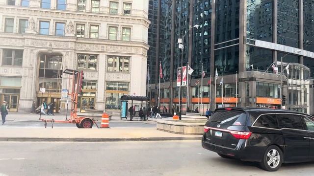 [4K] 🇺🇸 Downtown Chicago Walking Tour 2024 | Wacker Drive | Apple Store Chicago | Wabash Avenue 😊 смотреть онлайн