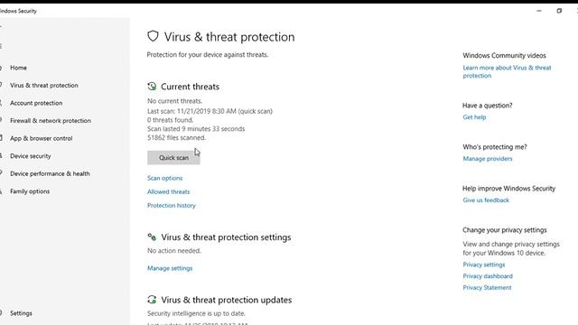 Virus Scan in Windows Security смотреть онлайн