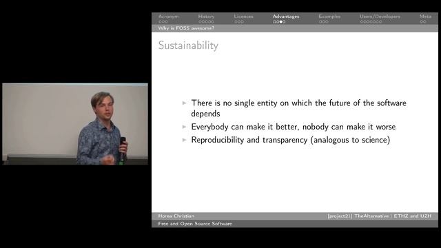 TheAlternative.ch - LinuxDays HS15 - FOSS (Free and Open Source Software) course