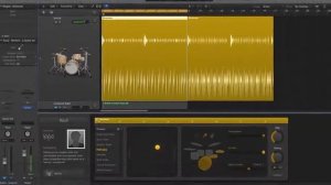 Создание барабанной партии с помощью Drummer Logic Pro Help