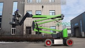 Jovoo 14m Electric Articulating Boom Lift for Sale