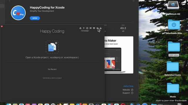 HappyCoding for Xcode Developer Tools App [MAC] Basic Overview - Mac App Store