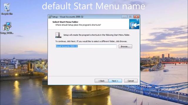 Installing Visual Accounts 2000-32 on Windows 7 смотреть онлайн