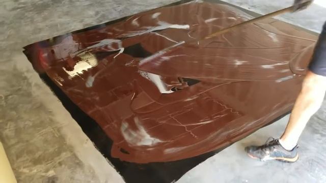EPOXY METALLIC FLOOR W/ NATURAL STONE SOLUTIONS смотреть онлайн