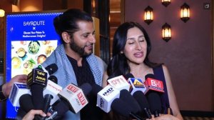 Karanvir Bohra Cute Daughter Gia Makes FUNNY Faces at Sara Afreen Khan Iftaar Party