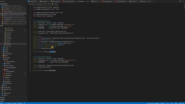 Пишем лайки на Django смотреть онлайн