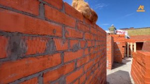 Строим качественный дом 160м2 в Краснодаре. Правильная кладка стен из кирпича СК Ардель