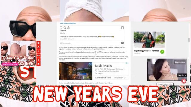 SAD!! Stoan Seate BURNT on new year's eve смотреть онлайн