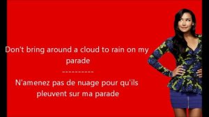 Glee - Don't rain on my parade (Version Santana) / Paroles & Traduction