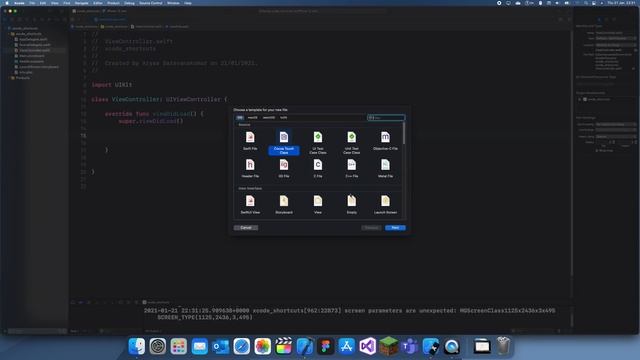 iOS Development, #6: Keyboard Shortcuts