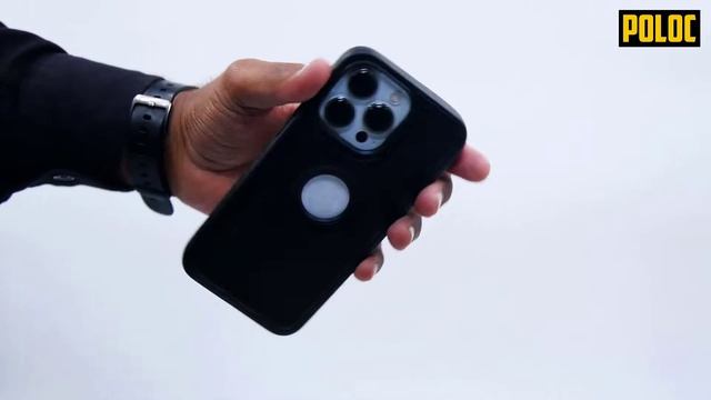 iPhone 13 Pro Leather Case Back Cover Black смотреть онлайн