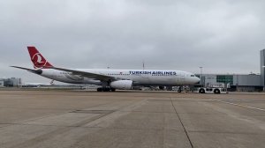 Turkish airlines Airbus A330 pushback and engine start (Trent 700)