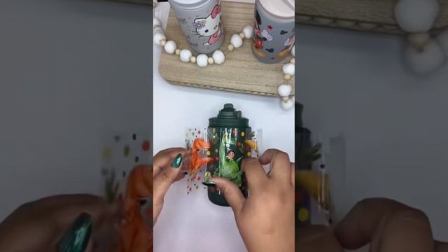 Брендируем термос наклейкой UV DTF