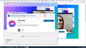 Installing Facebook Messenger in Windows 10