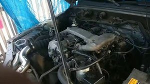 SSANG YONG MUSSO SPORTS OM662LA запуск зимой.