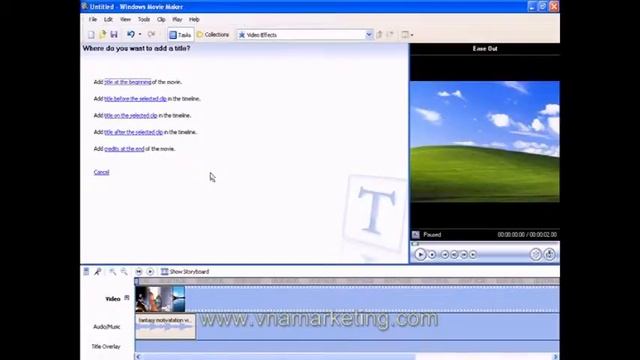 Creating Your Video - Windows Movie Maker смотреть онлайн