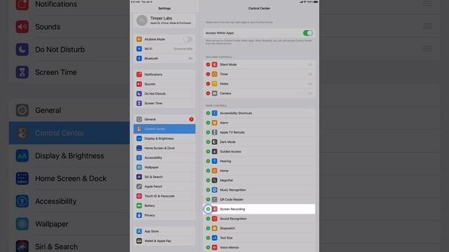 Screen Recording with Sound on iPad and iPhone