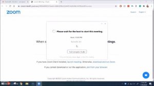 Starting a Zoom Meeting by Laptop or Desktop Computer