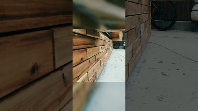фасад из дерева