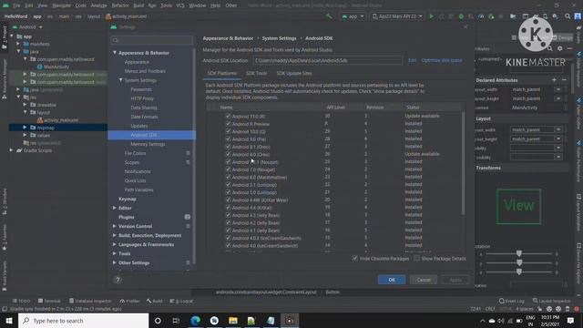 How to install and  update SDK Manager in Android Studio || By Prog Champ