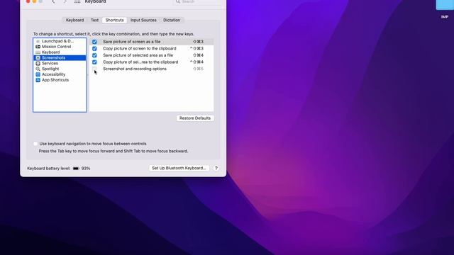 How to enable MAC screenshots?