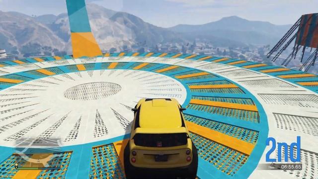 Driving on Sofa Ramp - Car Parkour GTA V Online смотреть онлайн