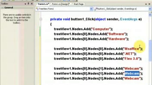 How to use treeview  control in C sharp.. More Videos go to www.projectcode.webs.com