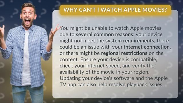 Why can't i watch Apple movies? смотреть онлайн