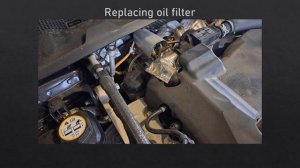 Changing oil and oil filter replacement in Jaguar E-Pace