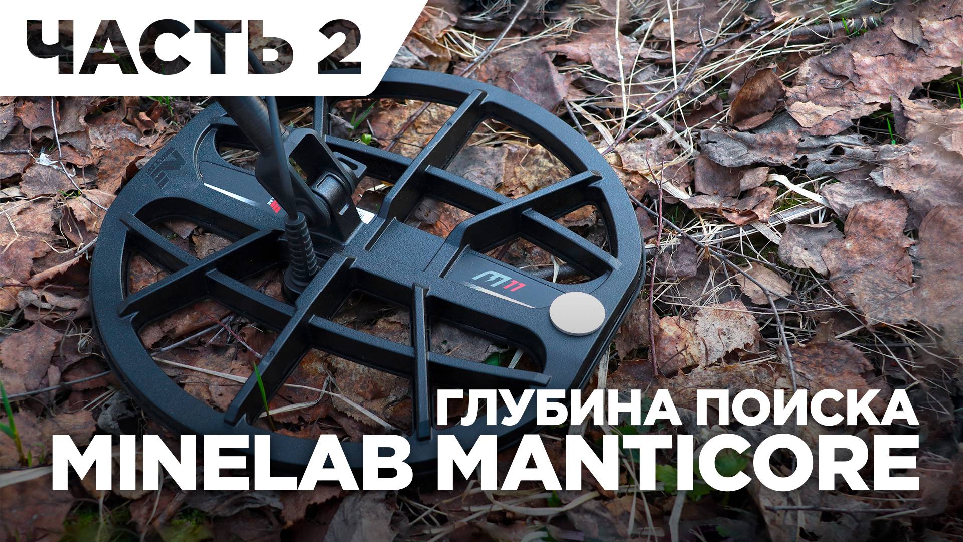 Тест на глубину Minelab Manticore - Часть 2