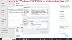 How to fix “Windows error 2 occured while loading Java VM”