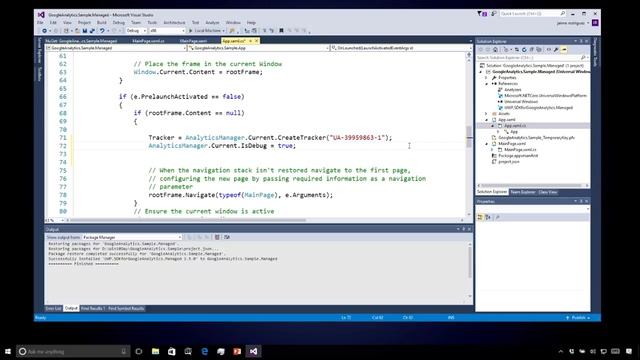 Windows Developer Day Creators Update Getting started with the Windows SDK for Google Analytics смотреть онлайн