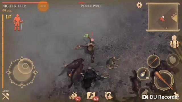Grim Soul Killing the Gatekeeper and Plague Wolfs only useing CLUB