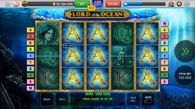 Lord of the Ocean Bonus (#1) 157x Win смотреть онлайн